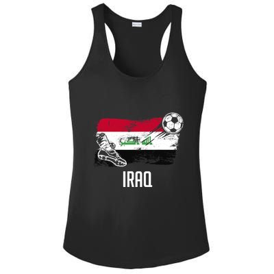 Iraq Flag Jersey Iraqi Soccer Team Iraqi Ladies PosiCharge Competitor Racerback Tank