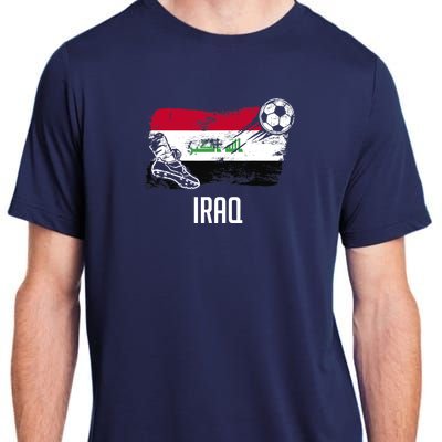 Iraq Flag Jersey Iraqi Soccer Team Iraqi Adult ChromaSoft Performance T-Shirt