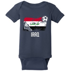 Iraq Flag Jersey Iraqi Soccer Team Iraqi Baby Bodysuit