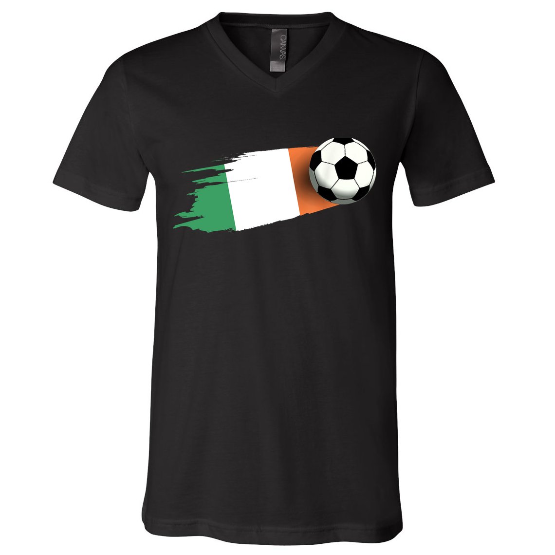 Ireland Flag Jersey Ireland Soccer Team Ireland V-Neck T-Shirt