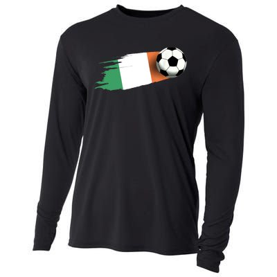 Ireland Flag Jersey Ireland Soccer Team Ireland Cooling Performance Long Sleeve Crew