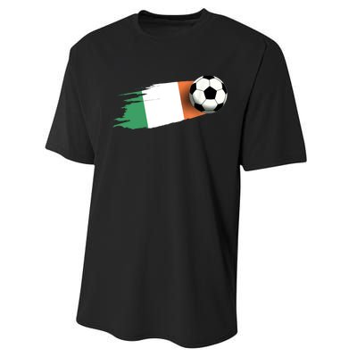 Ireland Flag Jersey Ireland Soccer Team Ireland Performance Sprint T-Shirt