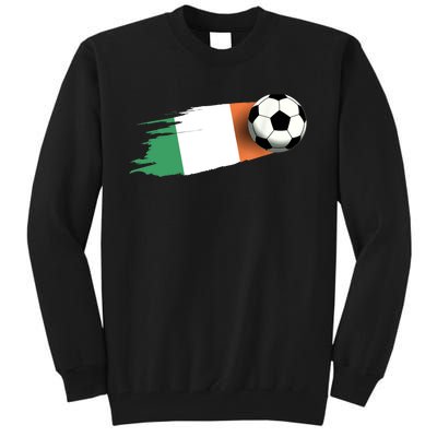 Ireland Flag Jersey Ireland Soccer Team Ireland Tall Sweatshirt