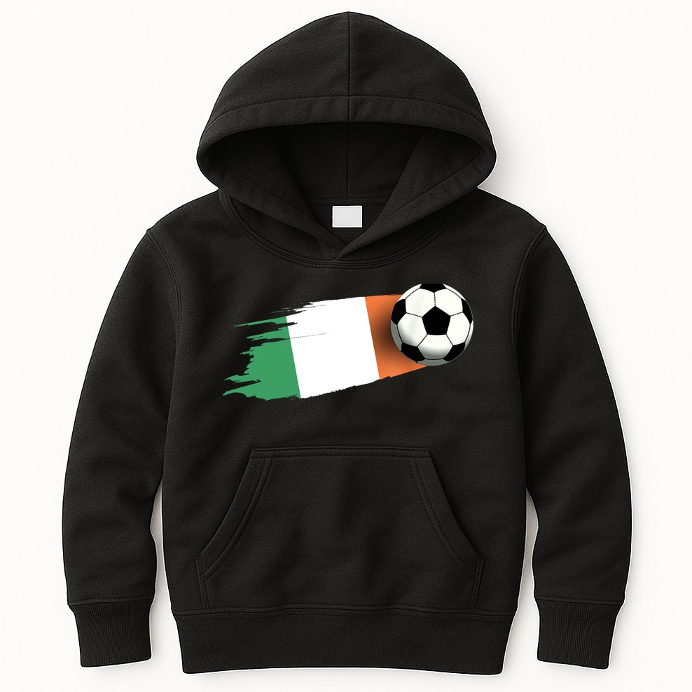 Ireland Flag Jersey Ireland Soccer Team Ireland Kids Hoodie
