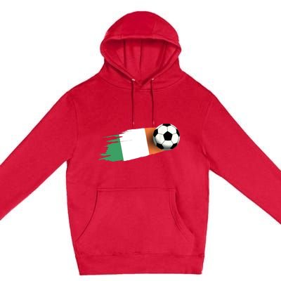 Ireland Flag Jersey Ireland Soccer Team Ireland Premium Pullover Hoodie