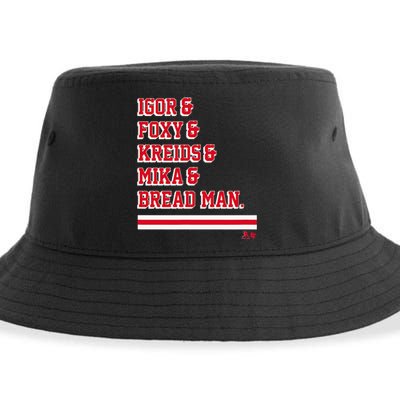 Igor & Foxy & Kreids & Mika & Bread Man New York Hockey Sustainable Bucket Hat