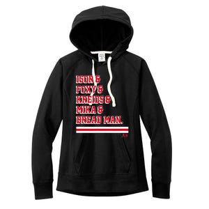 Igor & Foxy & Kreids & Mika & Bread Man New York Hockey Women's Fleece Hoodie