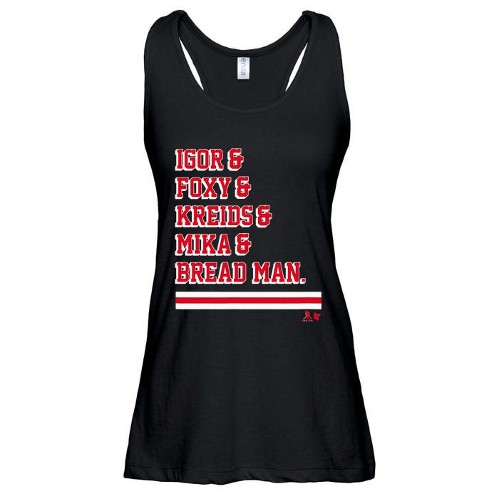 Igor & Foxy & Kreids & Mika & Bread Man New York Hockey Ladies Essential Flowy Tank