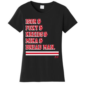 Igor & Foxy & Kreids & Mika & Bread Man New York Hockey Women's T-Shirt