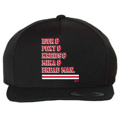 Igor & Foxy & Kreids & Mika & Bread Man New York Hockey Wool Snapback Cap