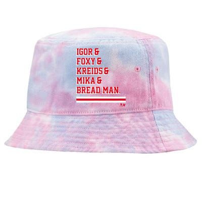 Igor & Foxy & Kreids & Mika & Bread Man New York Hockey Tie-Dyed Bucket Hat