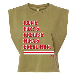 Igor & Foxy & Kreids & Mika & Bread Man New York Hockey Garment-Dyed Women's Muscle Tee