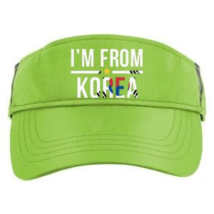 Im From Korea | Korea Flag Adult Drive Performance Visor