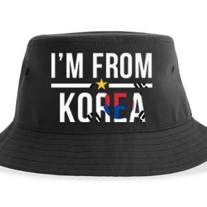 Im From Korea | Korea Flag Sustainable Bucket Hat