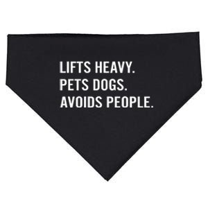 Ironpanda Fitness Lifts Heavy Pets Dogs Avoids People USA-Made Doggie Bandana