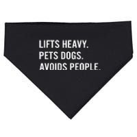 Ironpanda Fitness Lifts Heavy Pets Dogs Avoids People USA-Made Doggie Bandana