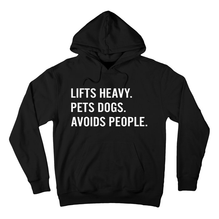 Ironpanda Fitness Lifts Heavy Pets Dogs Avoids People Hoodie