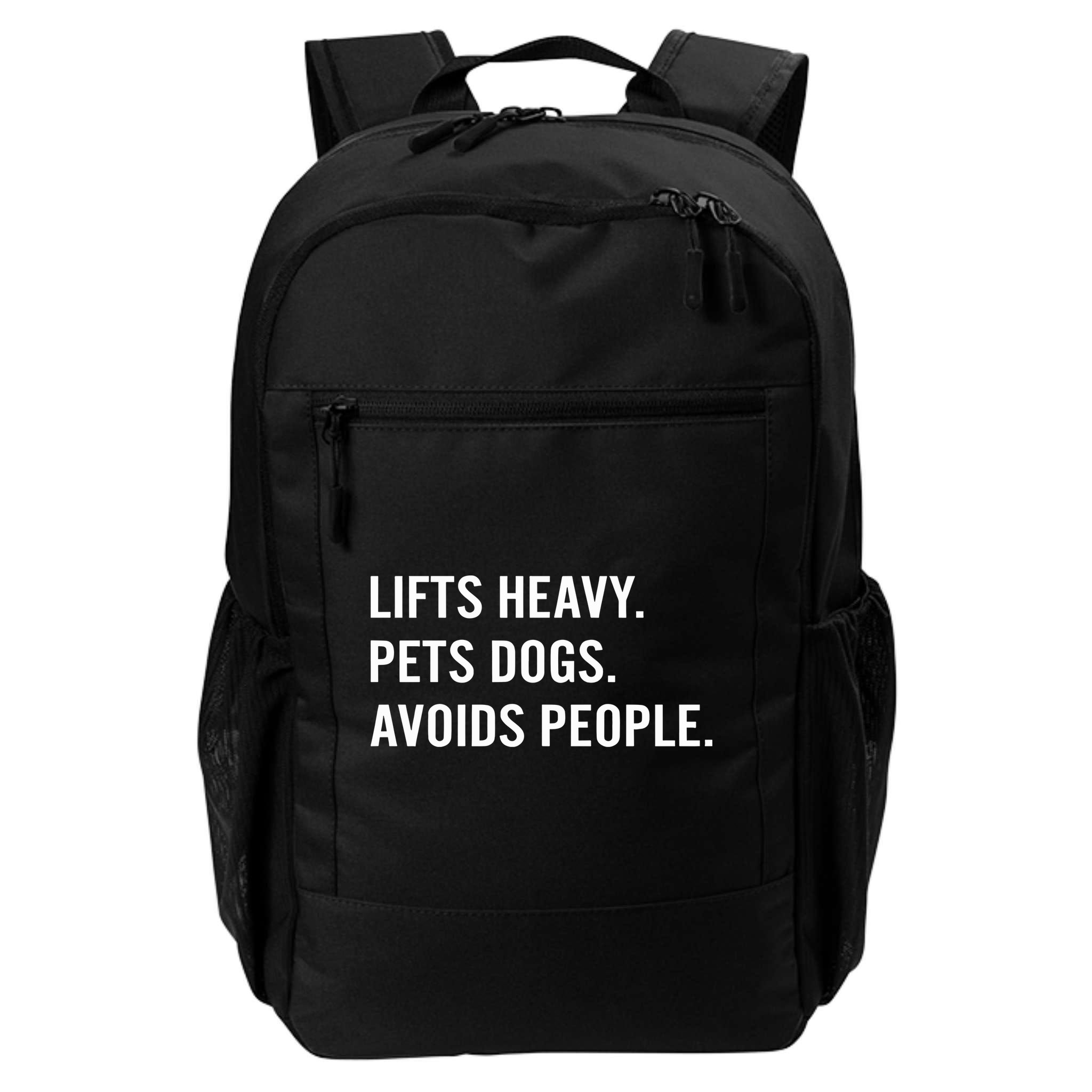 Ironpanda Fitness Lifts Heavy Pets Dogs Avoids People Backpack