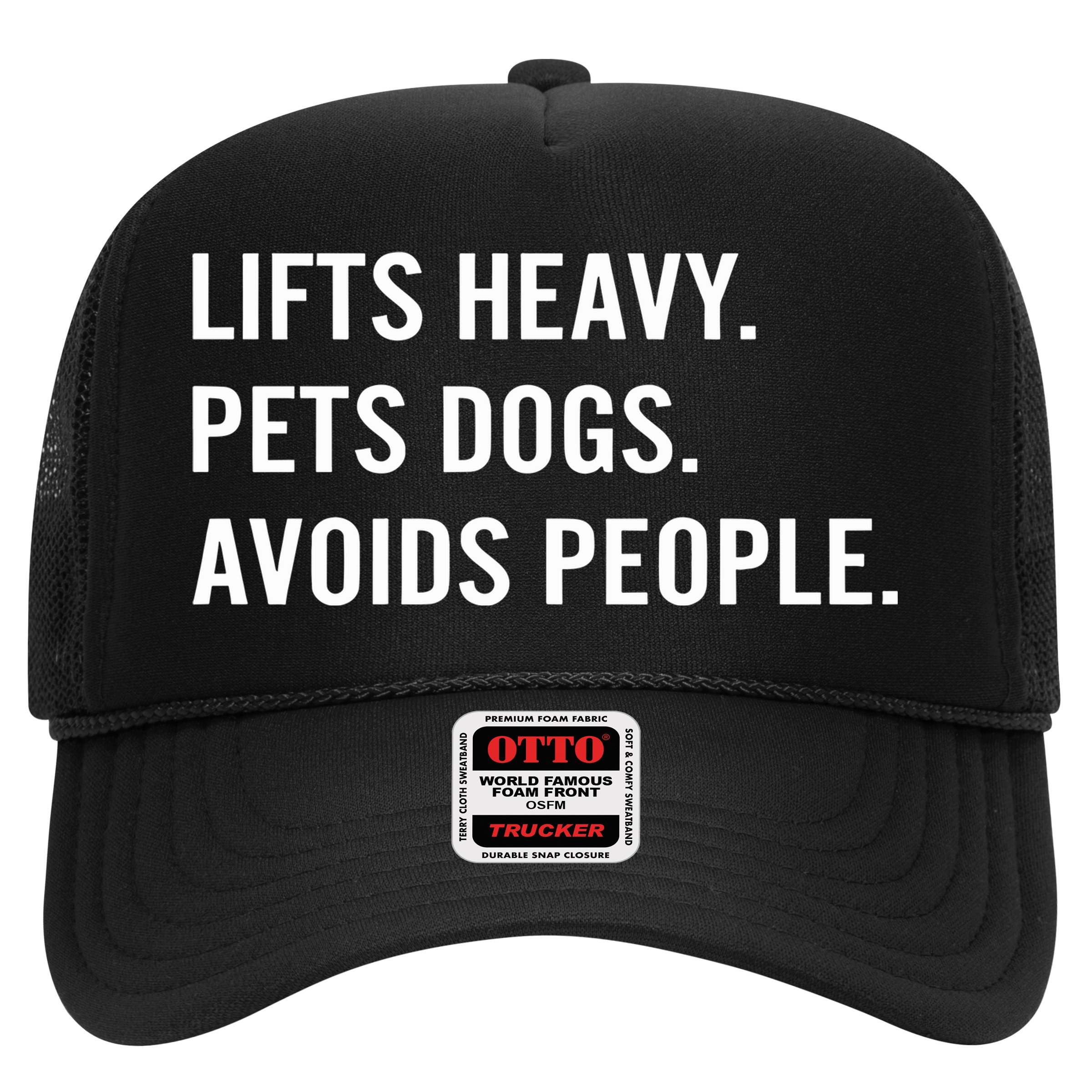 Ironpanda Fitness Lifts Heavy Pets Dogs Avoids People Hat