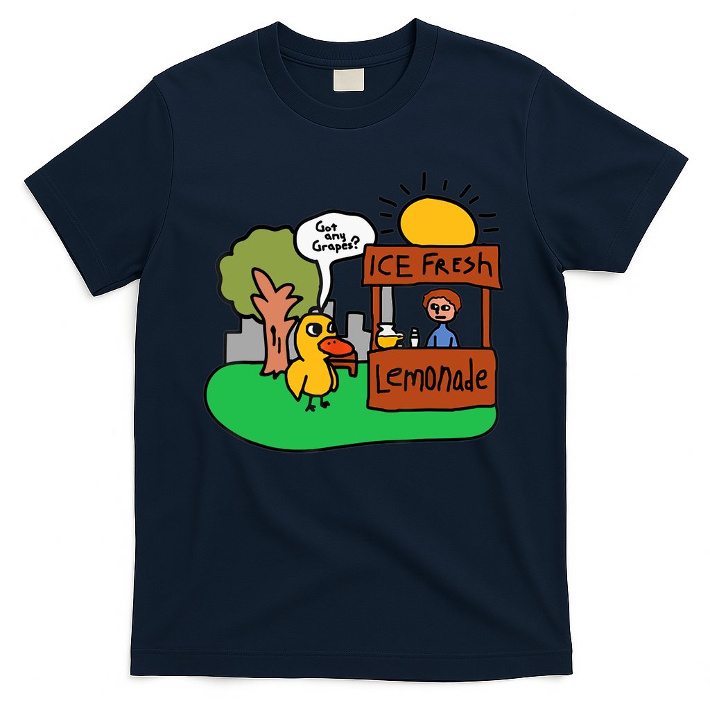 Ice Fresh Lemonade Got Any Grapes Duck Funny Gift T-Shirt