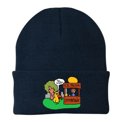 Ice Fresh Lemonade Got Any Grapes Duck Funny Gift Knit Cap Winter Beanie