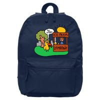 Ice Fresh Lemonade Got Any Grapes Duck Funny Gift 16 in Basic Backpack
