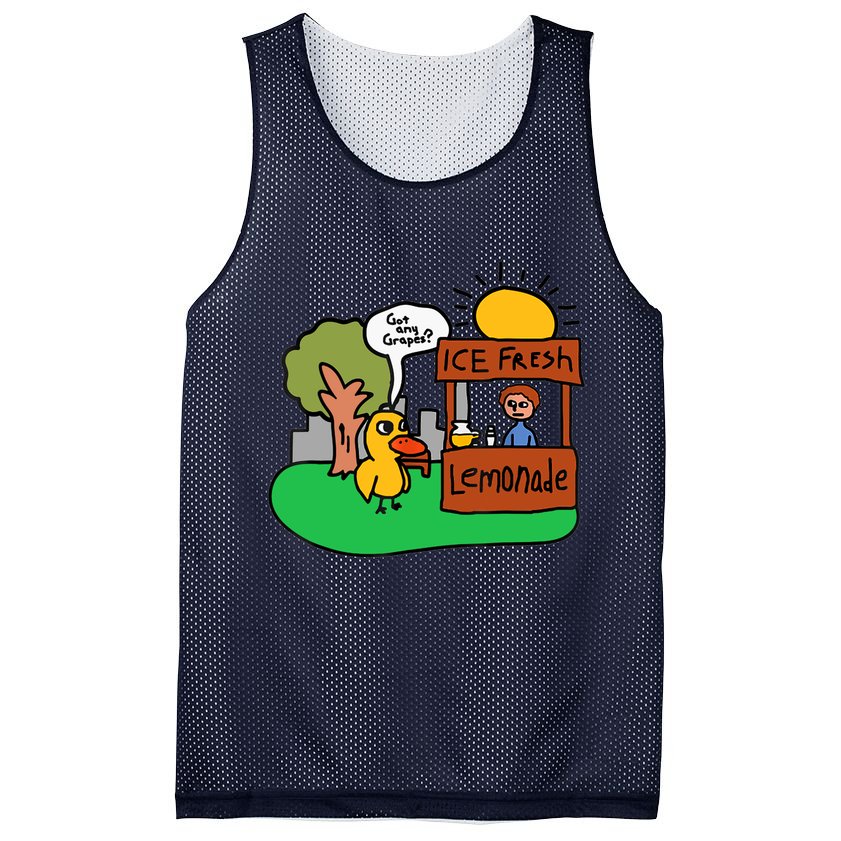 Ice Fresh Lemonade Got Any Grapes Duck Funny Gift Mesh Reversible Basketball Jersey Tank