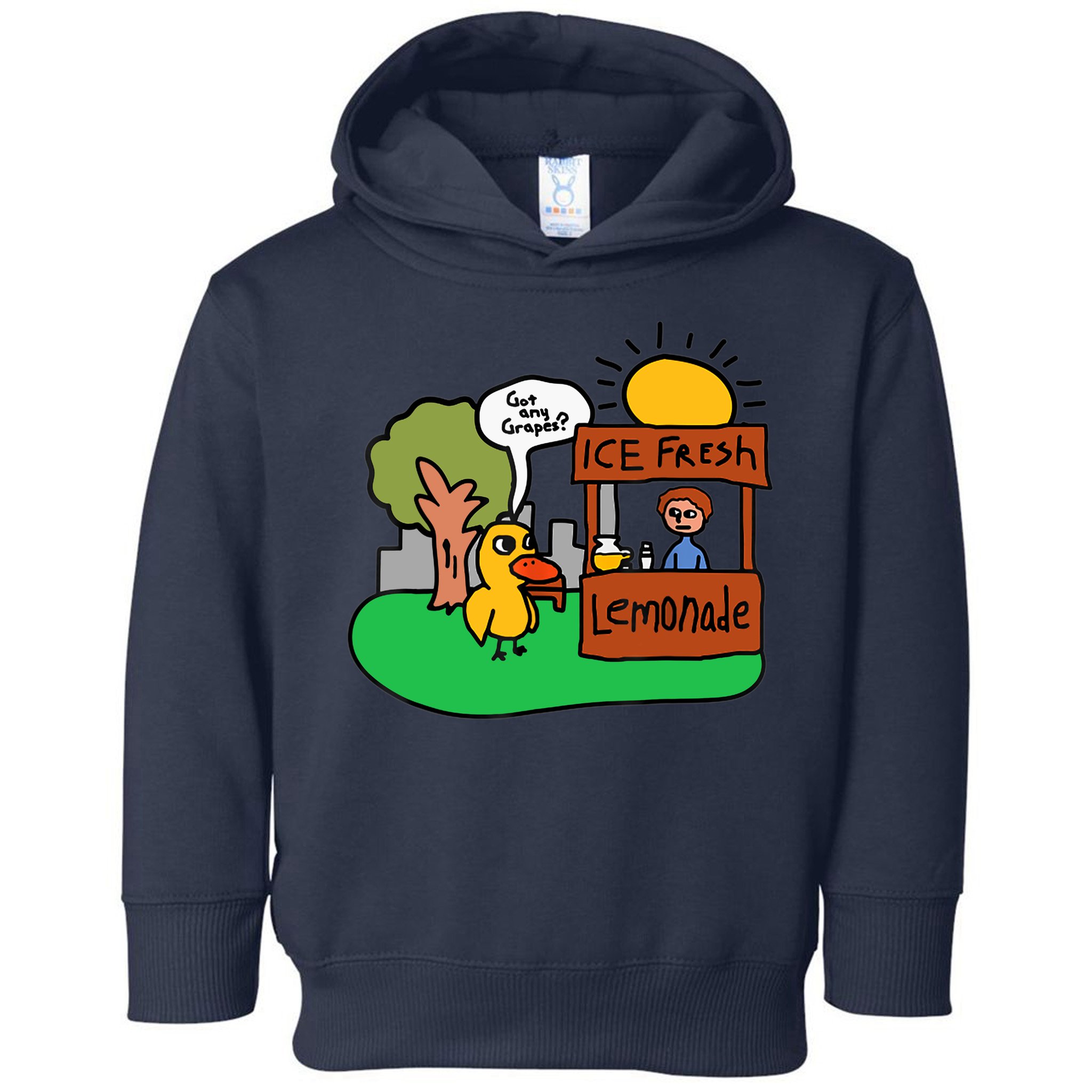 Ice Fresh Lemonade Got Any Grapes Duck Funny Gift Toddler Hoodie