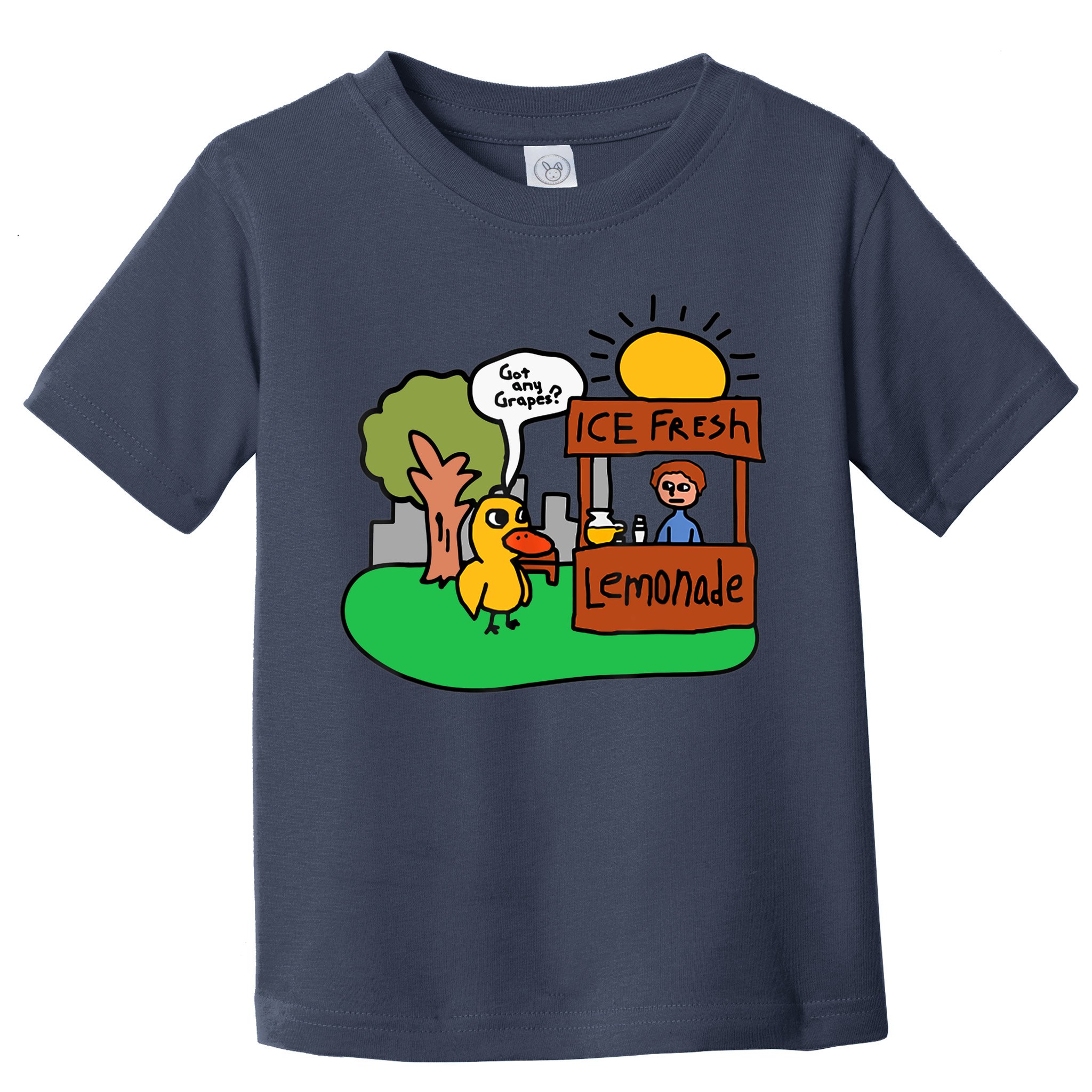 Ice Fresh Lemonade Got Any Grapes Duck Funny Gift Toddler T-Shirt
