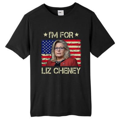 IM For Liz Cheney Liz Cheney For President 2024 Tall Fusion ChromaSoft Performance T-Shirt