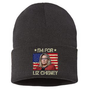 IM For Liz Cheney Liz Cheney For President 2024 Sustainable Knit Beanie