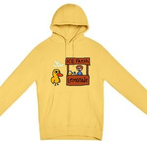 Ice Fresh Lemonade Duck Funny Got Any Grapes Love Gift Premium Pullover Hoodie