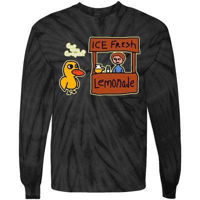 Ice Fresh Lemonade Duck Funny Got Any Grapes Love Gift Tie-Dye Long Sleeve Shirt