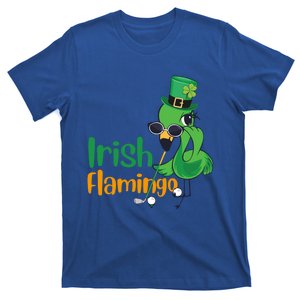 Irish Flamingo Leprechaun Hat Golf Lovers St Patrick's Day Gift T-Shirt