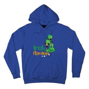 Irish Flamingo Leprechaun Hat Golf Lovers St Patrick's Day Gift Tall Hoodie