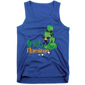 Irish Flamingo Leprechaun Hat Golf Lovers St Patrick's Day Gift Tank Top