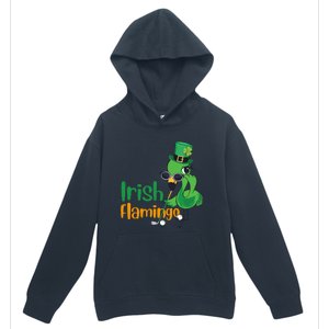 Irish Flamingo Leprechaun Hat Golf Lovers St Patrick's Day Gift Urban Pullover Hoodie