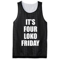 It’S Four Loko Friday And I Have A Gun Mesh Reversible Basketball Jersey Tank