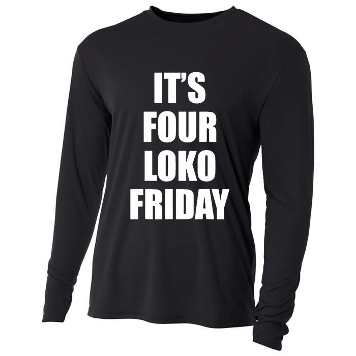It’S Four Loko Friday And I Have A Gun Cooling Performance Long Sleeve Crew