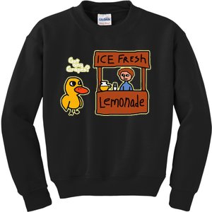 Ice Fresh Lemonade Duck Funny Got Any Grapes Love Gift Kids Sweatshirt