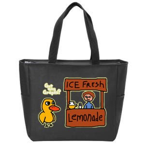 Ice Fresh Lemonade Duck Funny Got Any Grapes Love Gift Zip Tote Bag