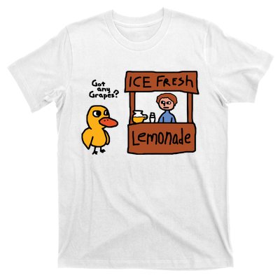 Ice Fresh Lemonade Got Any Grapes Duck Funny T-Shirt