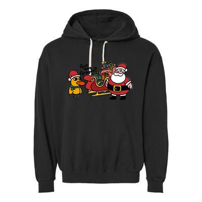 Ice Fresh Lemonade Got Any Grapes Duck Funny Christmas Funny Gift Garment-Dyed Fleece Hoodie