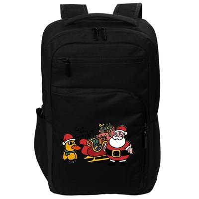 Ice Fresh Lemonade Got Any Grapes Duck Funny Christmas Funny Gift Impact Tech Backpack