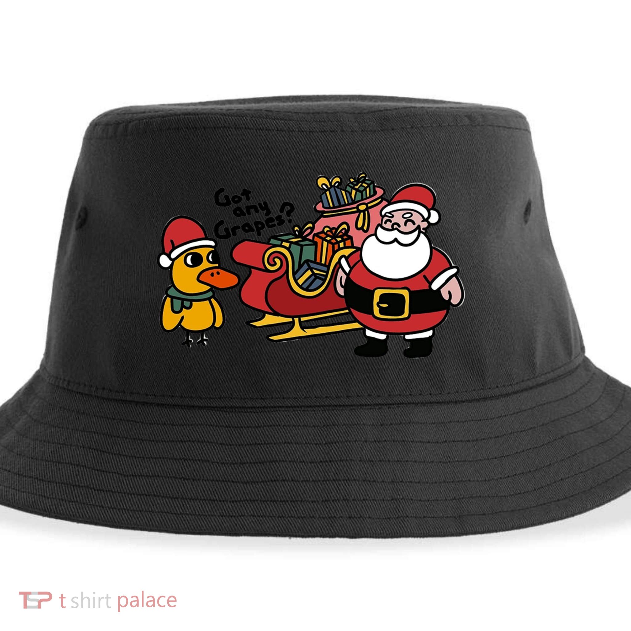 Ice Fresh Lemonade Got Any Grapes Duck Funny Christmas Funny Gift Sustainable Bucket Hat