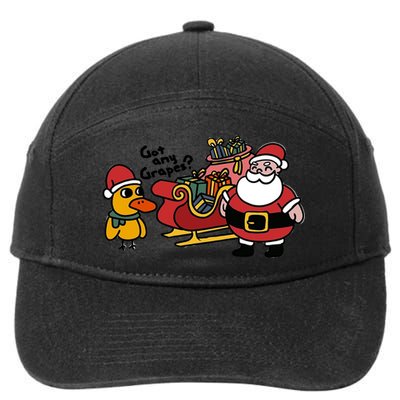 Ice Fresh Lemonade Got Any Grapes Duck Funny Christmas Funny Gift 7-Panel Snapback Hat