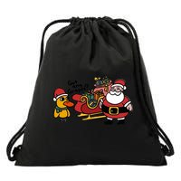 Ice Fresh Lemonade Got Any Grapes Duck Funny Christmas Funny Gift Drawstring Bag