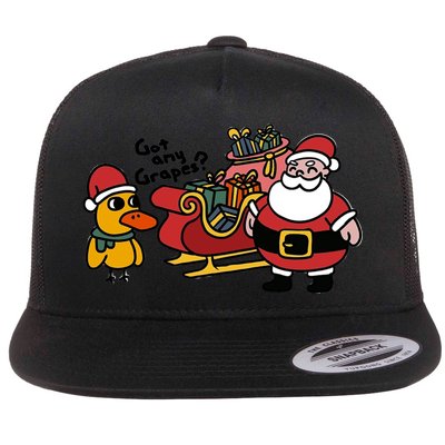 Ice Fresh Lemonade Got Any Grapes Duck Funny Christmas Funny Gift Flatbill Hat