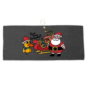 Ice Fresh Lemonade Got Any Grapes Duck Funny Christmas Funny Gift Large Microfiber Waffle Golf Towel