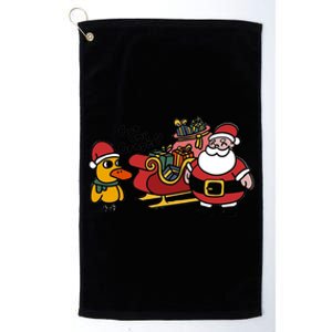 Ice Fresh Lemonade Got Any Grapes Duck Funny Christmas Funny Gift Platinum Collection Golf Towel